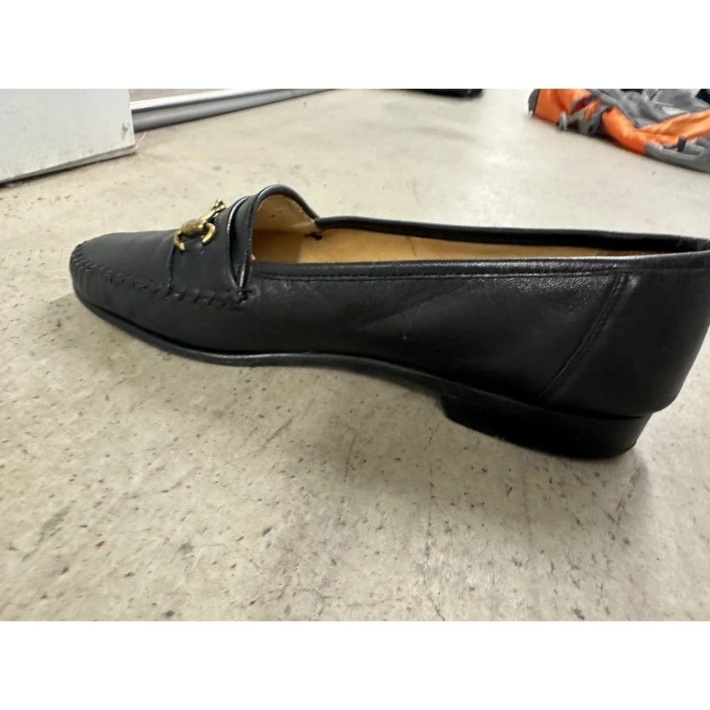 Belvedere Florence Bit‎ Loafers Men's Sz 10 M Black Leather Italian Handmade